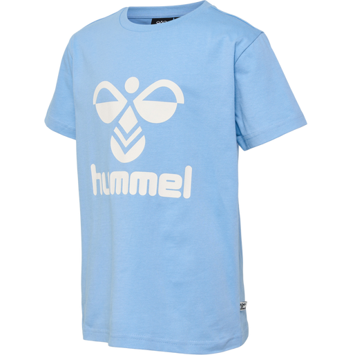 hmlTRES T-SHIRT S/S, DUSK BLUE, packshot