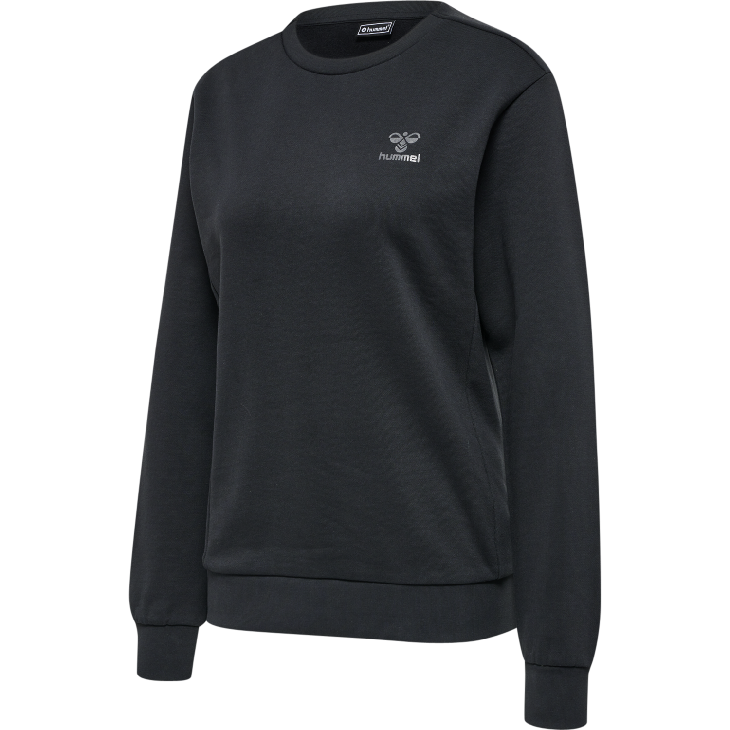 hmlOFFGRID SWEATSHIRT WO, JET BLACK/FORGED IRON, packshot
