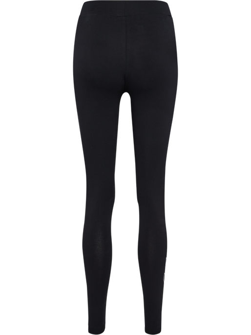 hmlELEMENTAL COTTON HW TIGHTS, BLACK/BLACK, packshot