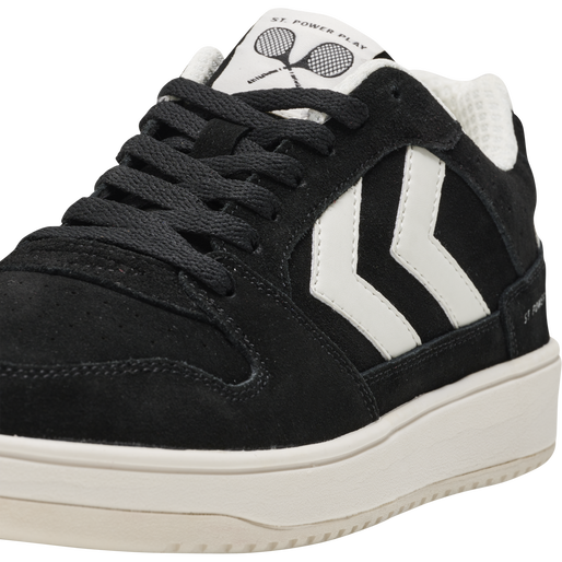 ST. POWER PLAY SUEDE, BLACK/WHITE, packshot