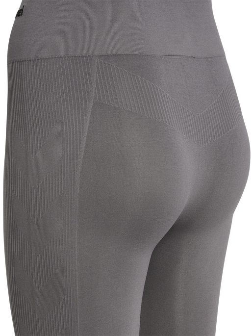 hmlTIF SEAMLESS HIGH WAIST TIGHTS, CHARCOAL GRAY hmlTIF SEAMLESS HIGH WAIST TIGHTS, CHARCOAL GRAY, packshot