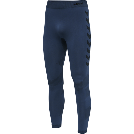 HUMMEL FIRST SEAMLESS TR TIGHTS, DARK DENIM, packshot