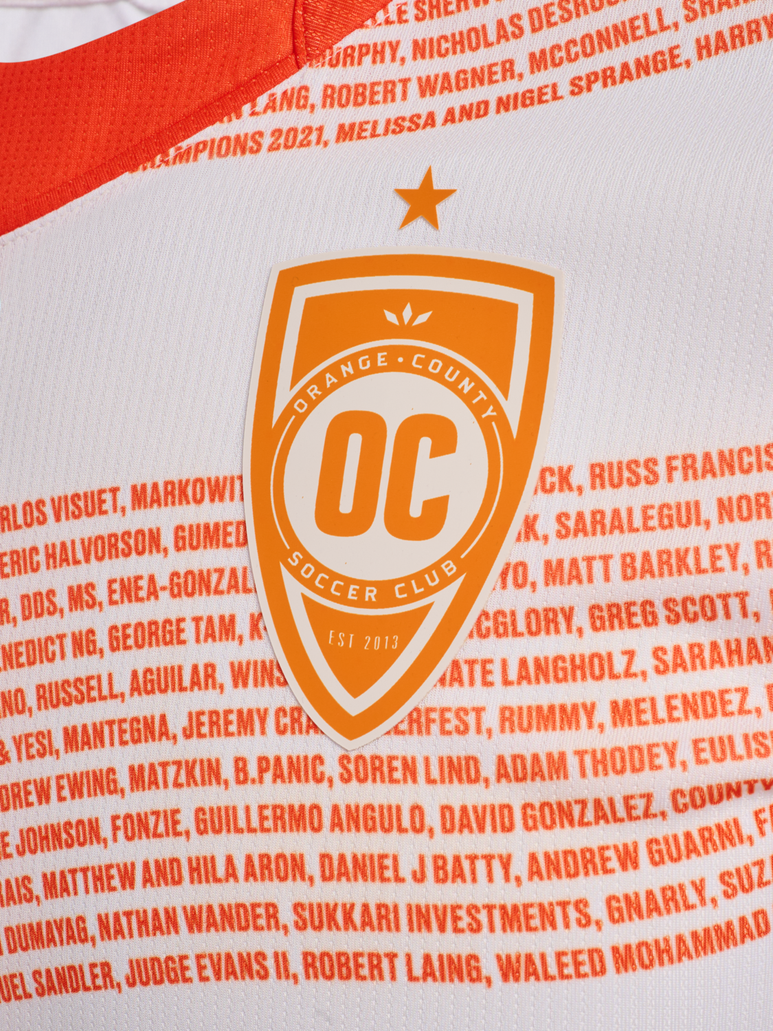 ORANGE COUNTY 25 AWAY JERSEY S/S, WHITE, packshot