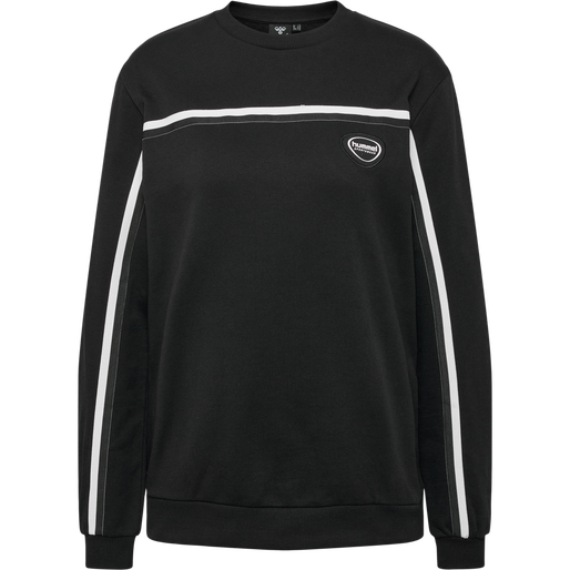 hmlLGC MAI BOXY SWEATSHIRT, BLACK, packshot