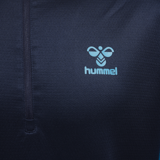 hmlONGRID 1/2 ZIP POLY SWEAT, MARINE/ATOMIC BLUE hmlONGRID 1/2 ZIP POLY SWEAT, MARINE/ATOMIC BLUE, packshot