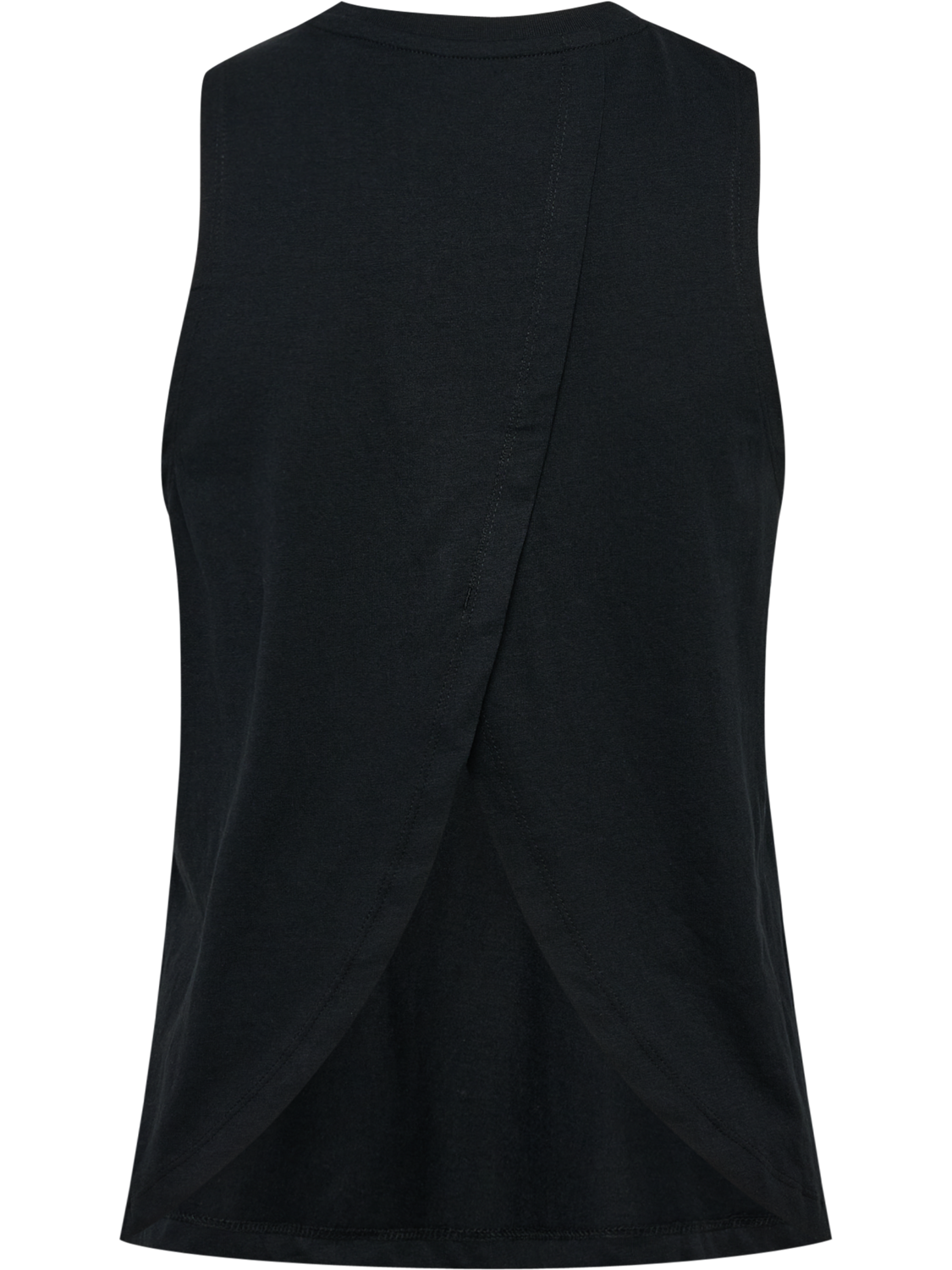 hmlSOFT OPEN BACK W TOP, BLACK, packshot