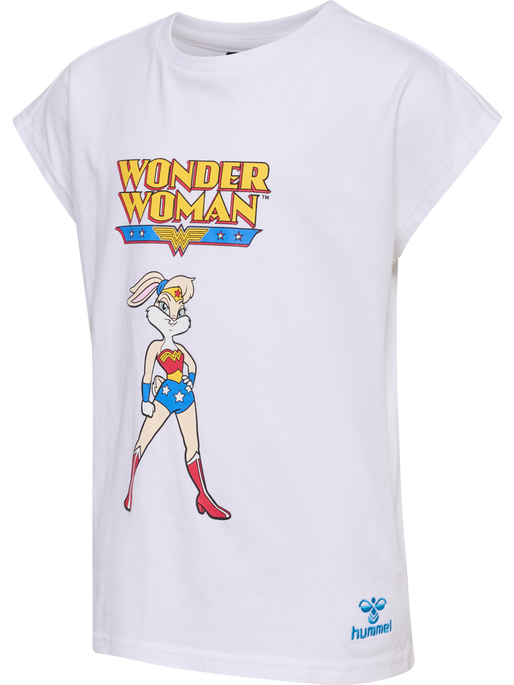 hmlLOLA BUNNY T-SHIRT S/S, WHITE, packshot