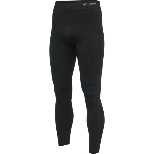 hmlSTROKE SEAMLESS TIGHTS, BLACK, packshot