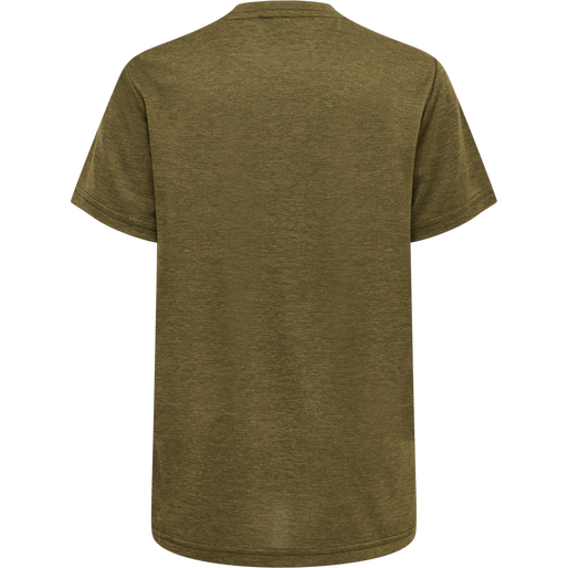 hmlMUSTRAL T-SHIRT S/S, DARK OLIVE, packshot