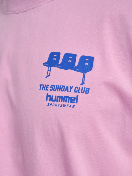 hmlOVERSIZED T-SHIRT S/S SUNDAY, PASTEL LAVENDER hmlOVERSIZED T-SHIRT S/S SUNDAY, PASTEL LAVENDER, packshot