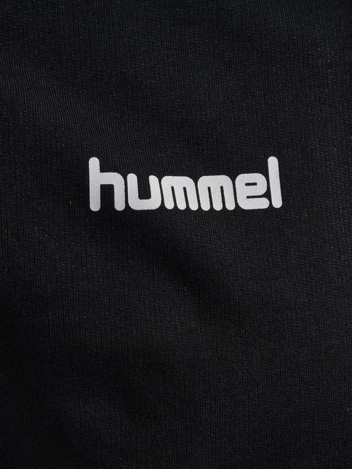 HUMMEL GO COTTON ZIP HOODIE, BLACK, packshot