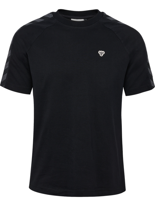 hmlARCHIVE LOOSE T-SHIRT S/S, BLACK, packshot