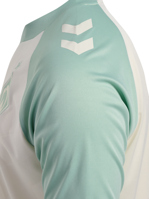 WER 24/25 AWAY JERSEY S/S, MARSHMELLOW/SILT GREEN, packshot