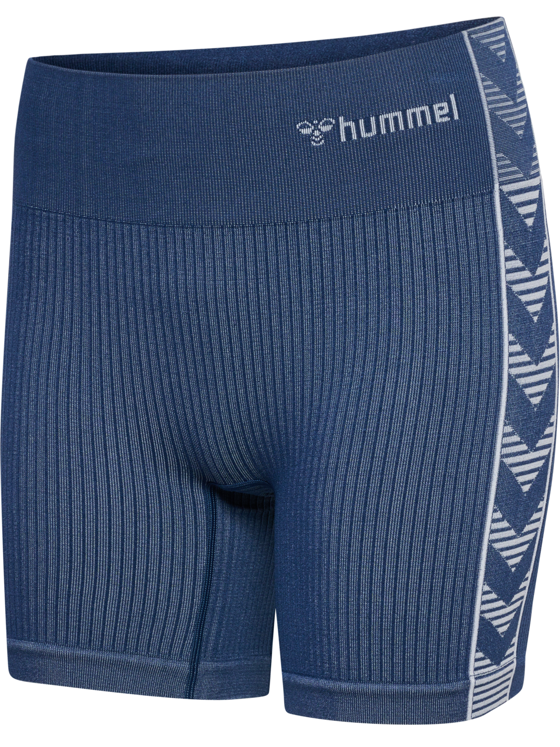 hmlMT BLAZE SEAMLESS MW SHORTS, INSIGNIA BLUE, packshot
