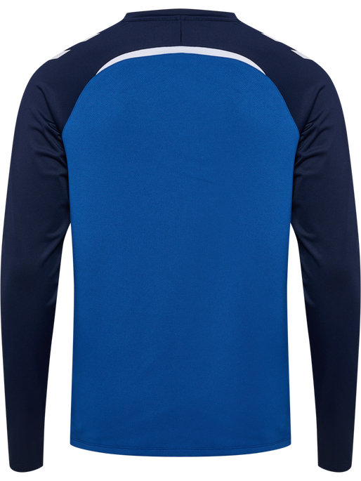 hmlLEAD 2.0 CREW SWEAT, TRUE BLUE/MARINE, packshot