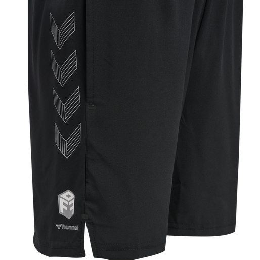 hmlMOVE GRID WOVEN SHORTS KIDS, BLACK, packshot