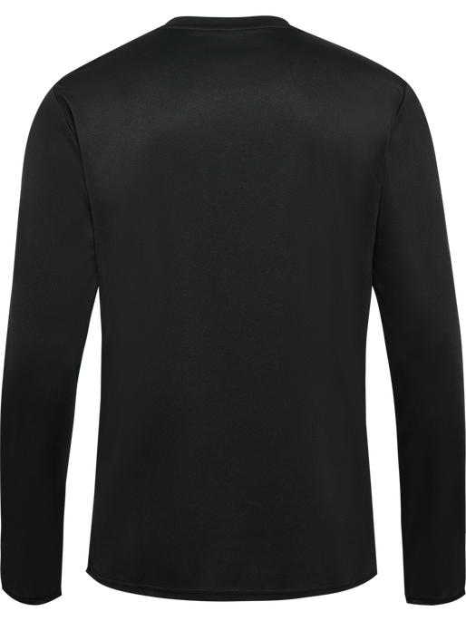 hmlESSENTIAL SWEATSHIRT, BLACK, packshot