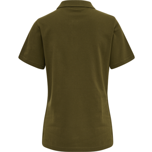 hmlRED CLASSIC POLO WOMAN, DARK OLIVE, packshot