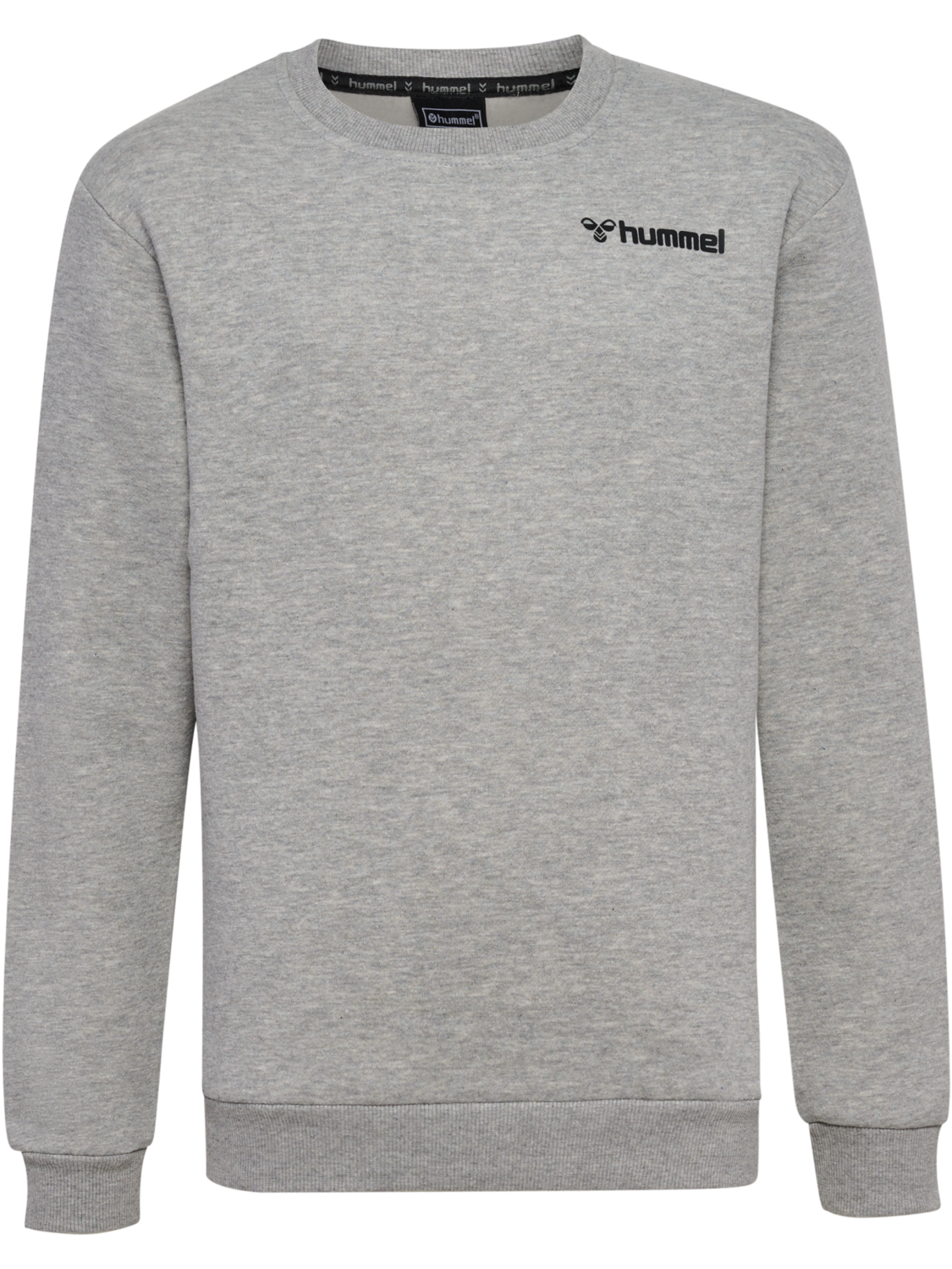 hmlMOVER COTTON SWEATSHIRT KIDS, GREY MELANGE, packshot