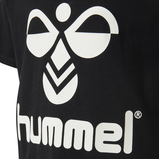 hmlTRES TEE SHIRT S/S, BLACK, packshot