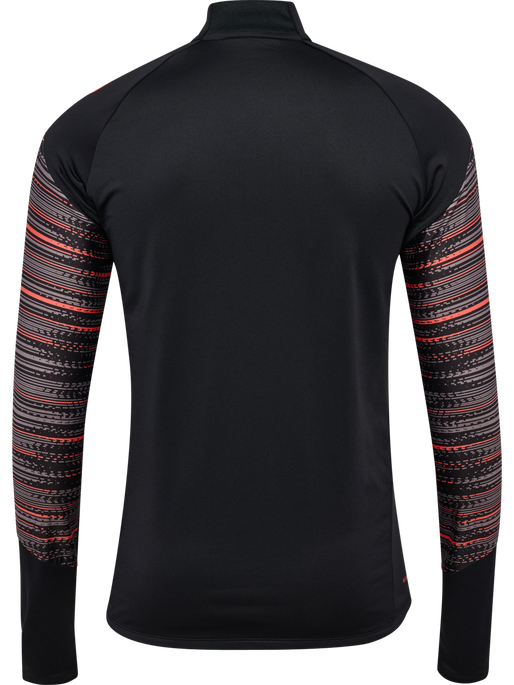hmlBLAZE PRO TRAINING HALF ZIP, BLACK/ORANGE hmlBLAZE PRO TRAINING HALF ZIP, BLACK/ORANGE, packshot