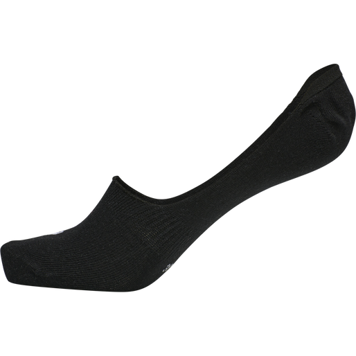 hmlCHEVRON 6-PACK NO SHOW SOCKS, BLACK, packshot