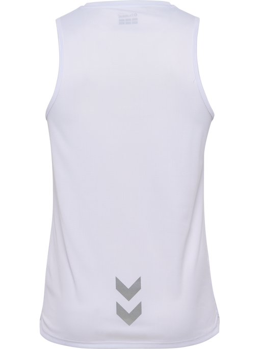 hmlRUN SINGLET S/L, WHITE, packshot