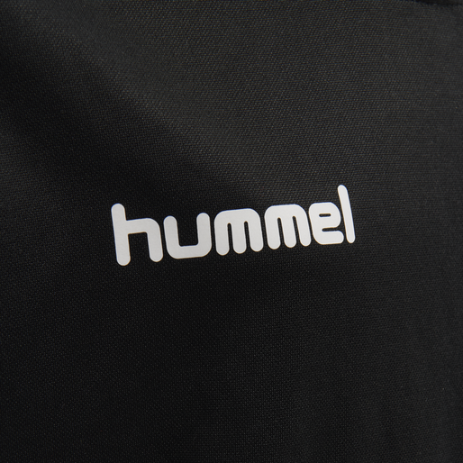 hmlPROMO KIDS POLY HOODIE, BLACK, packshot