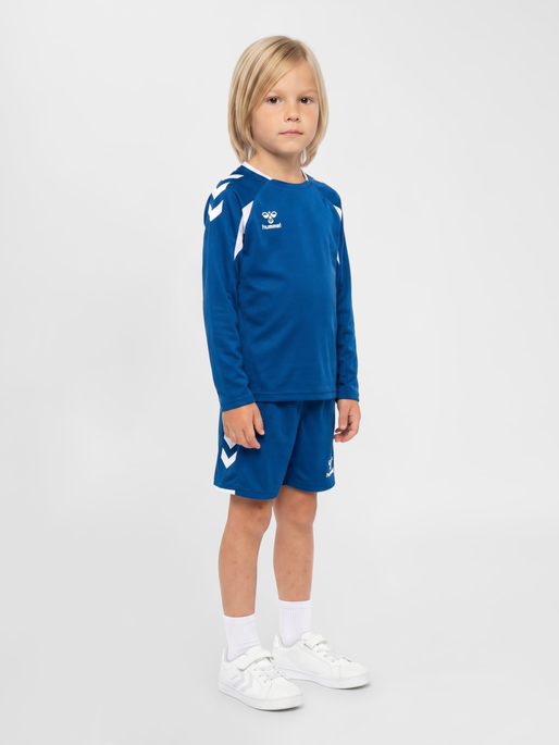 hmlCORE 2.0 CREW NECK KIDS, TRUE BLUE/WHITE, model