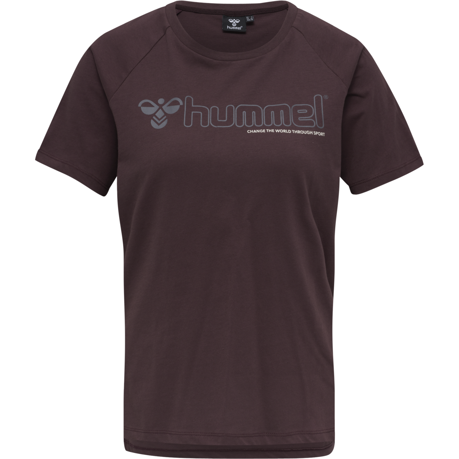 hmlZENIA T-SHIRT S/S, FUDGE, packshot