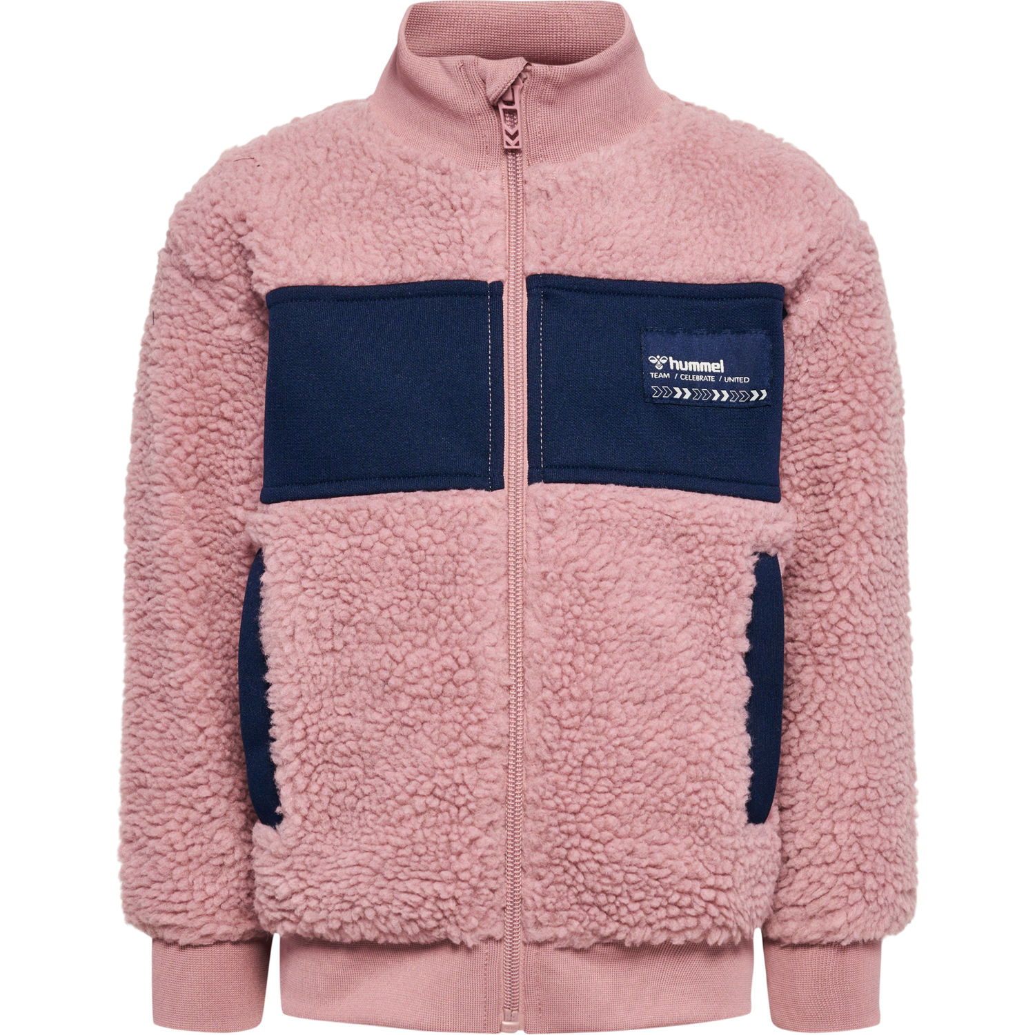 hmlEVAN ZIP JACKET, WOODROSE, packshot