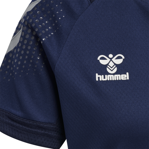 hmlLEAD WOMENS S/S POLY JERSEY, MARINE, packshot