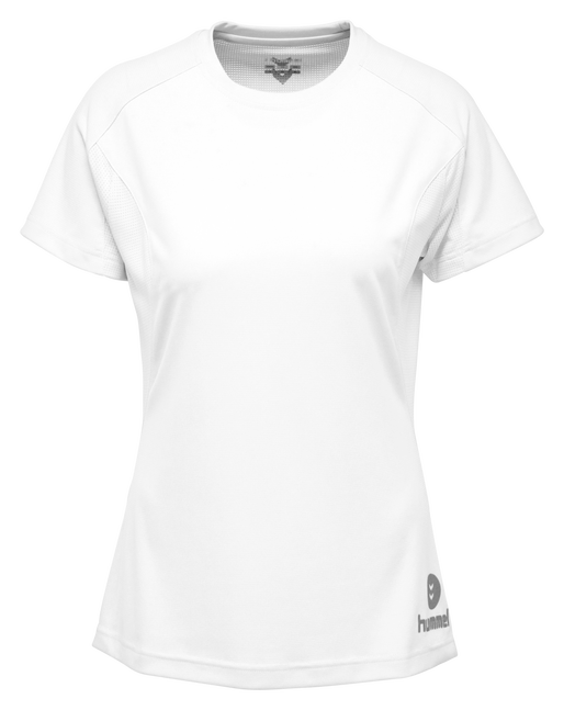 RUNNER WOMEN SS TEE, WHITE, packshot