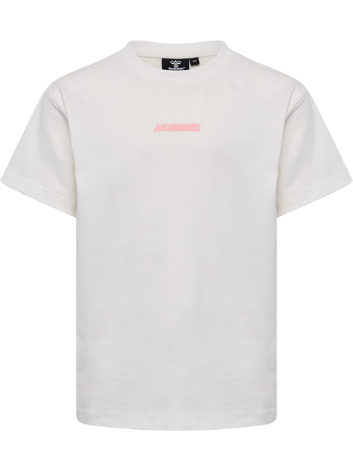 hmlELLA T-SHIRT S/S, MARSHMALLOW, packshot