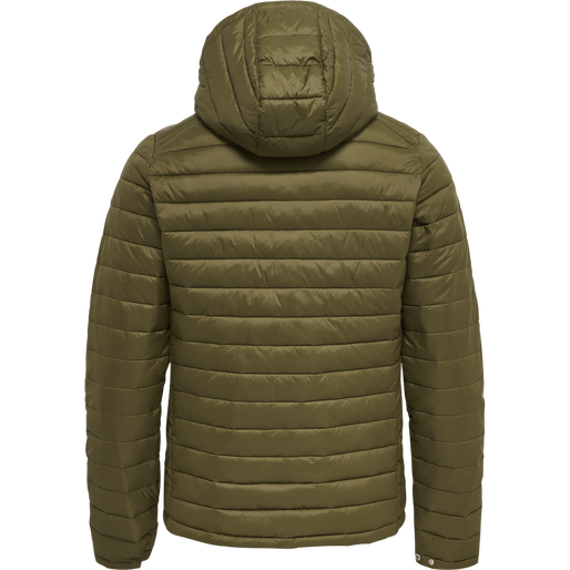 hmlRED QUILTED HOOD JACKET, DARK OLIVE, packshot
