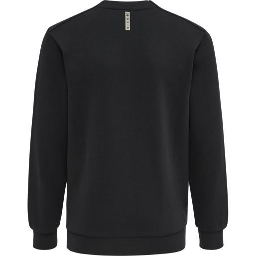 hmlOFFGRID SWEATSHIRT KIDS, JET BLACK/FORGED IRON, packshot