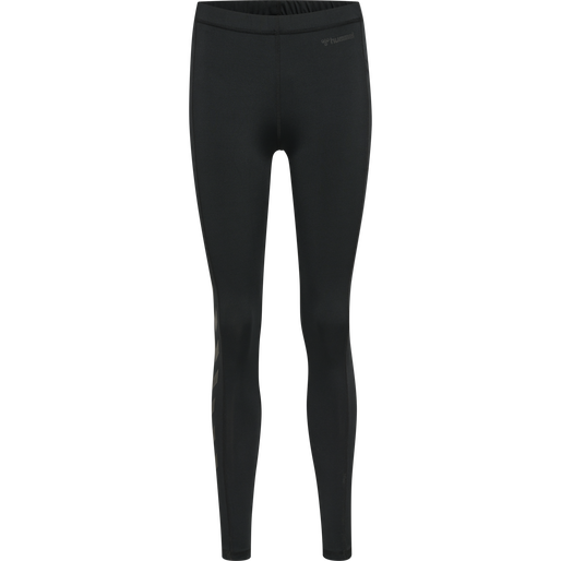hmlMT MABLEY MID WAIST TIGHTS, BLACK hmlMT MABLEY MID WAIST TIGHTS, BLACK, packshot