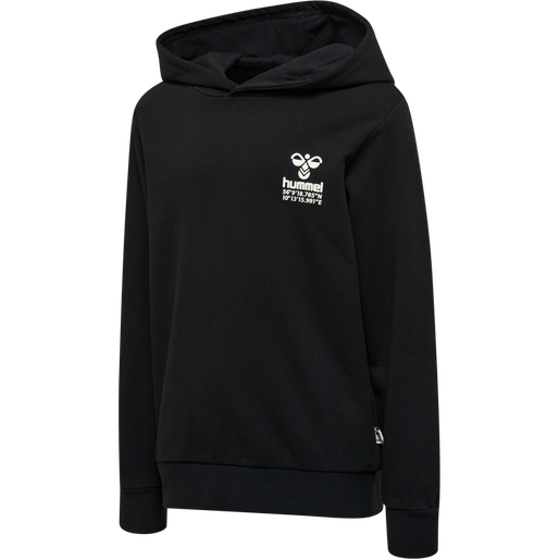 hmlGLOBAL HOODIE, BLACK, packshot