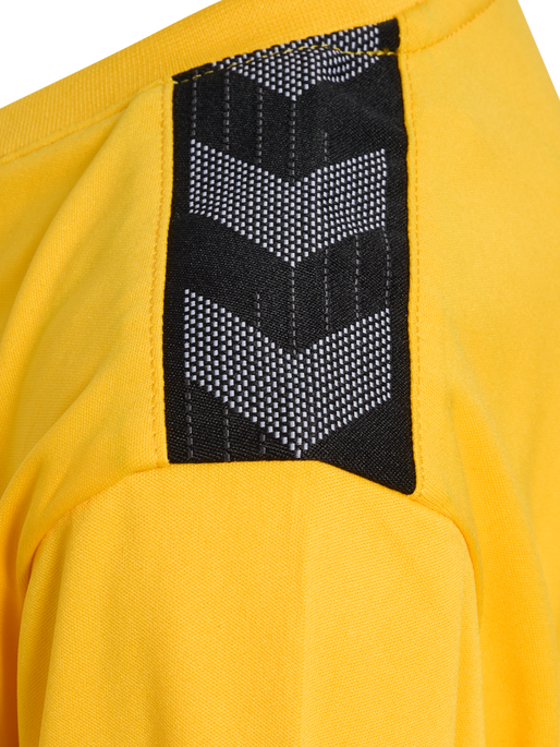 hmlAUTHENTIC PL JERSEY S/S KIDS, SPORTS YELLOW/TRUE BLUE, packshot