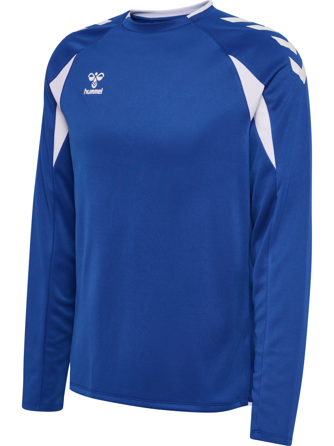 hmlCORE 2.0 CREW NECK, TRUE BLUE/WHITE, packshot