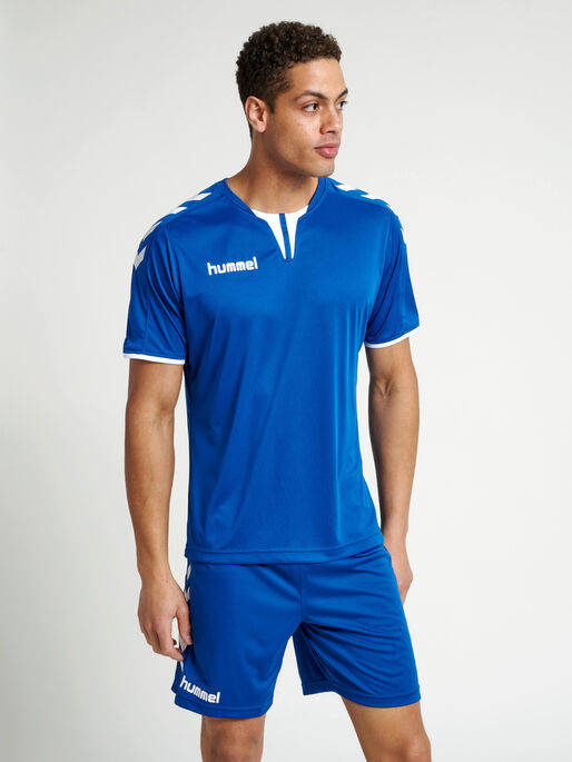CORE SS POLY JERSEY, TRUE BLUE PRO, model