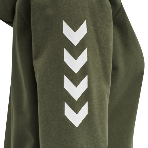 HMLGO COTTON ZIP HOODIE WOMAN, GRAPE LEAF, packshot