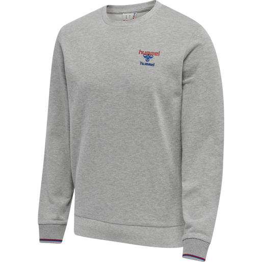 hmlIC DAYTON SWEATSHIRT, GREY MELANGE, packshot
