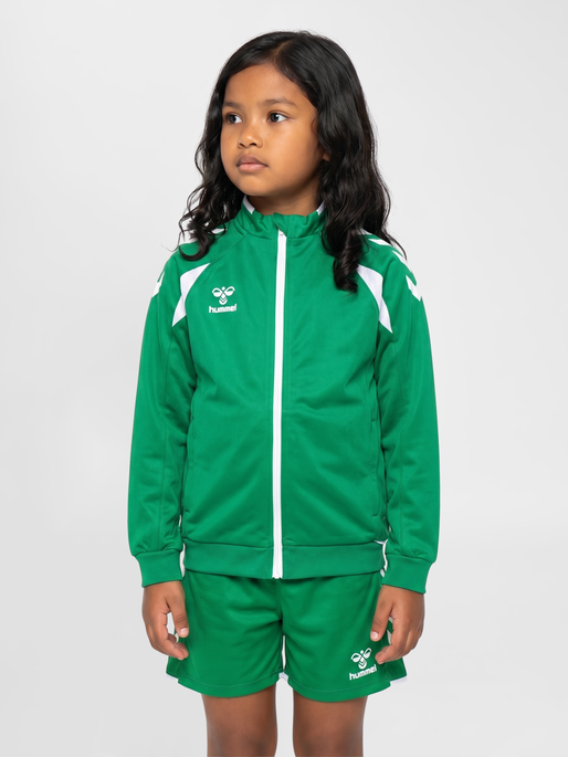 hmlCORE 2.0 TRACK ZIP JACKET KIDS, JELLY BEAN/WHITE, model