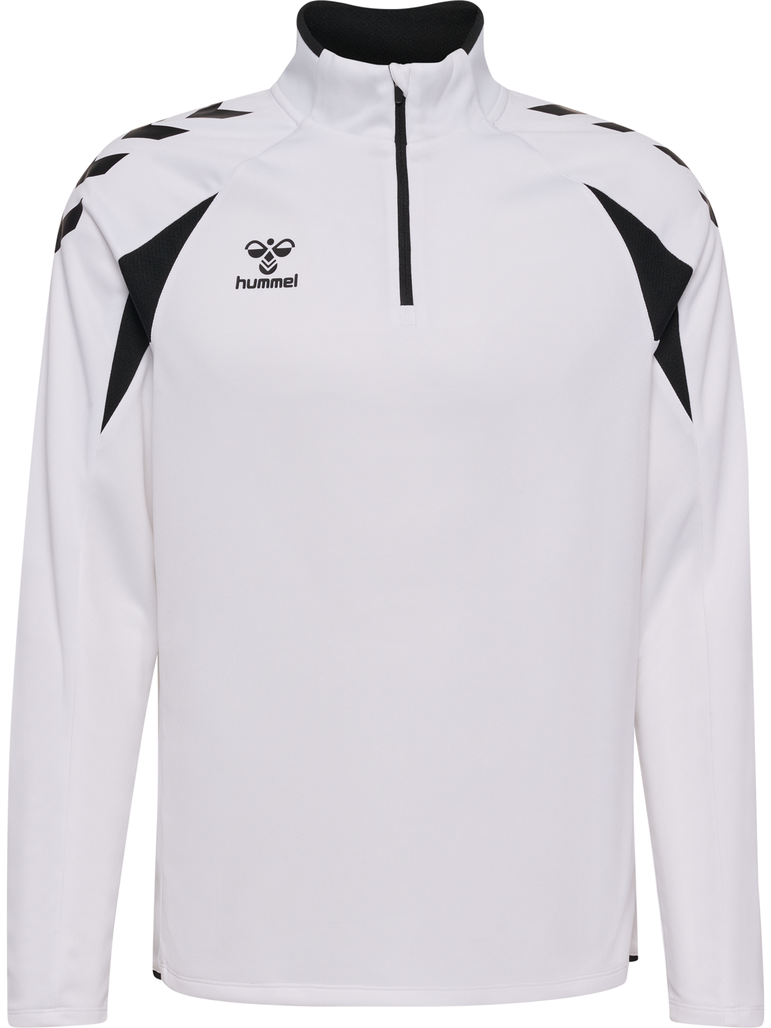 hmlCORE 2.0 HALF ZIP, WHITE/BLACK, packshot
