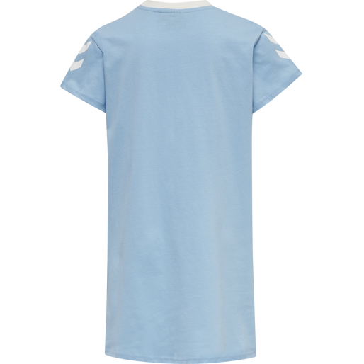 hmlMILLE T-SHIRT DRESS S/S, AIRY BLUE, packshot