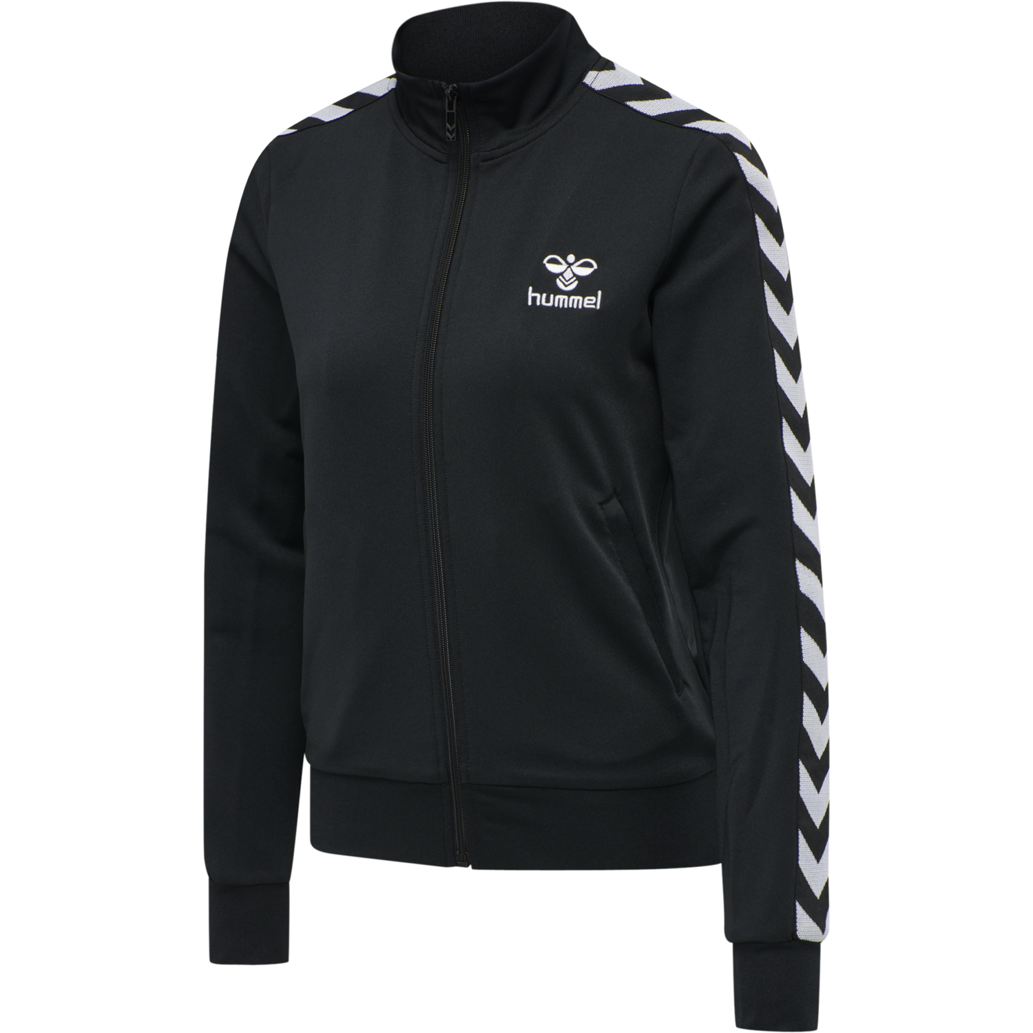 hmlNELLY 2.0 ZIP JACKET, BLACK, packshot