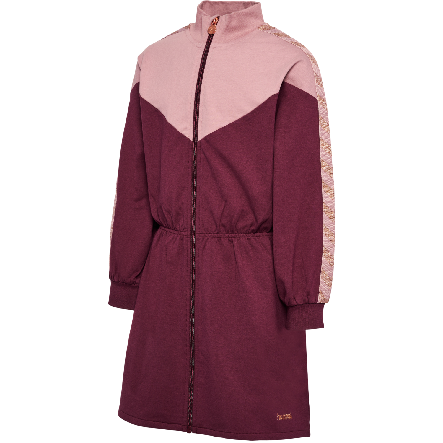 hmlALVILDA ZIP DRESS, WINDSOR WINE, packshot