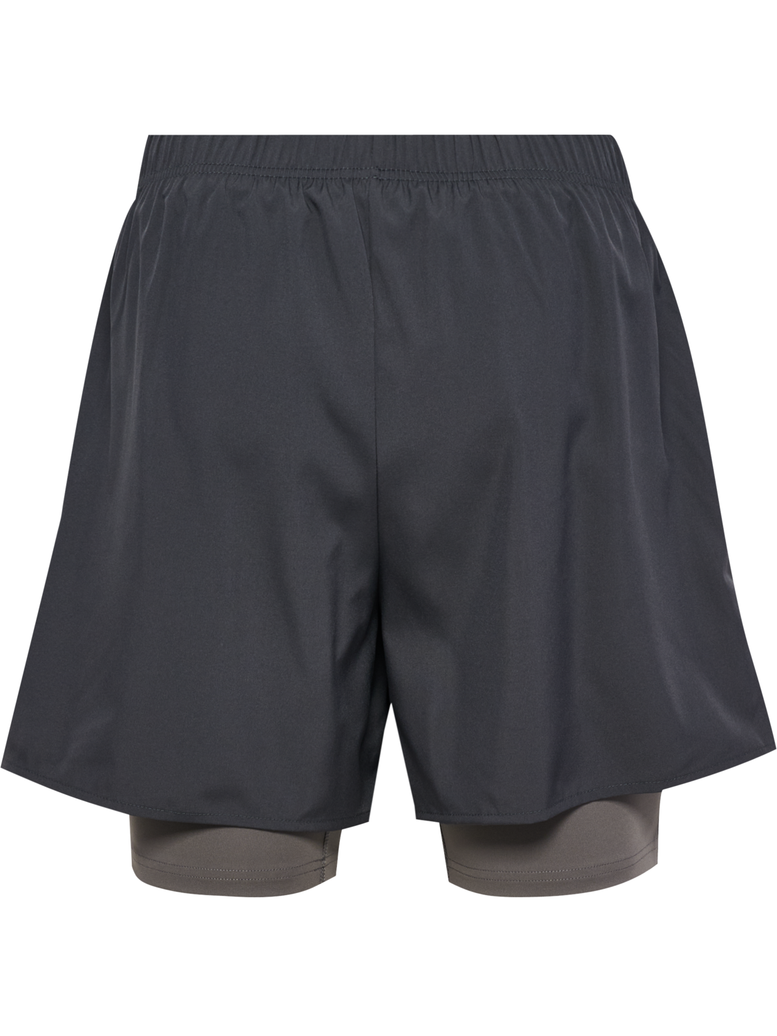 hmlHIIT INTENSITY 2 IN 1 SHORTS, EBONY, packshot