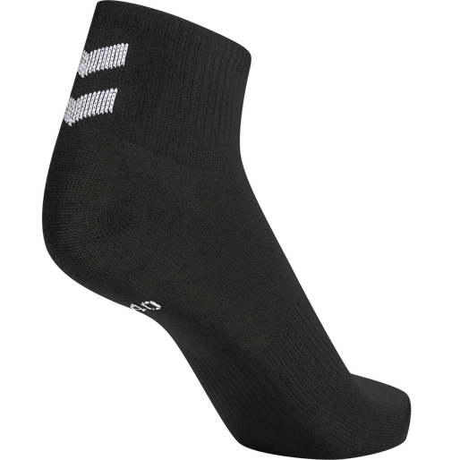 hmlCHEVRON 6-PACK  MID CUT SOCKS, BLACK/BLACK hmlCHEVRON 6-PACK  MID CUT SOCKS, BLACK/BLACK, packshot